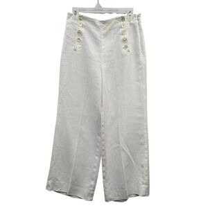 J. Crew linen sailor Wide Leg Pants